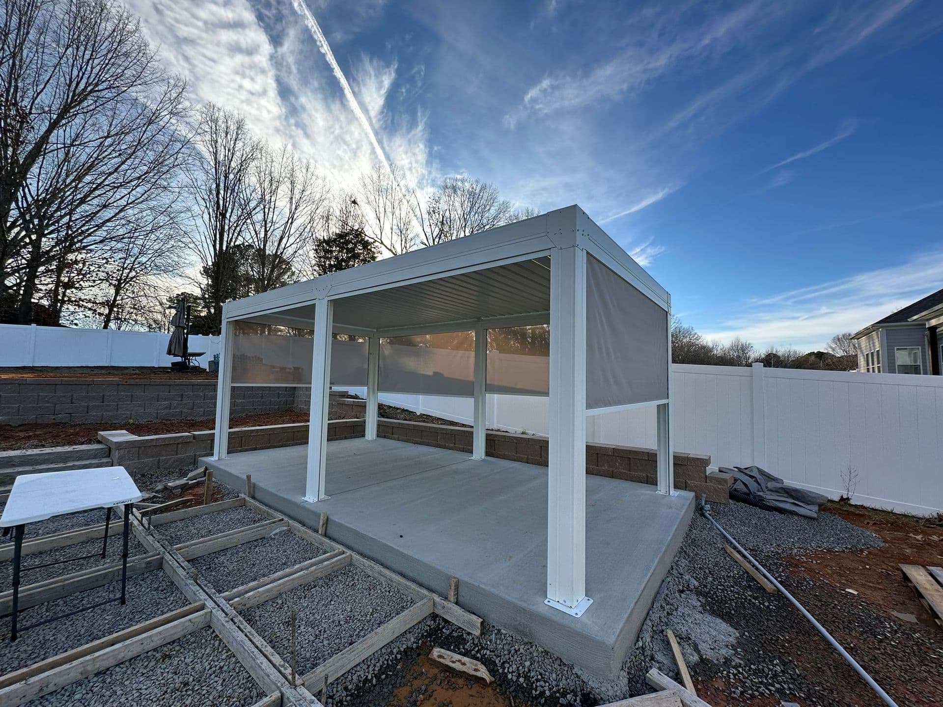 Gazebo Installation completed by Vicmar