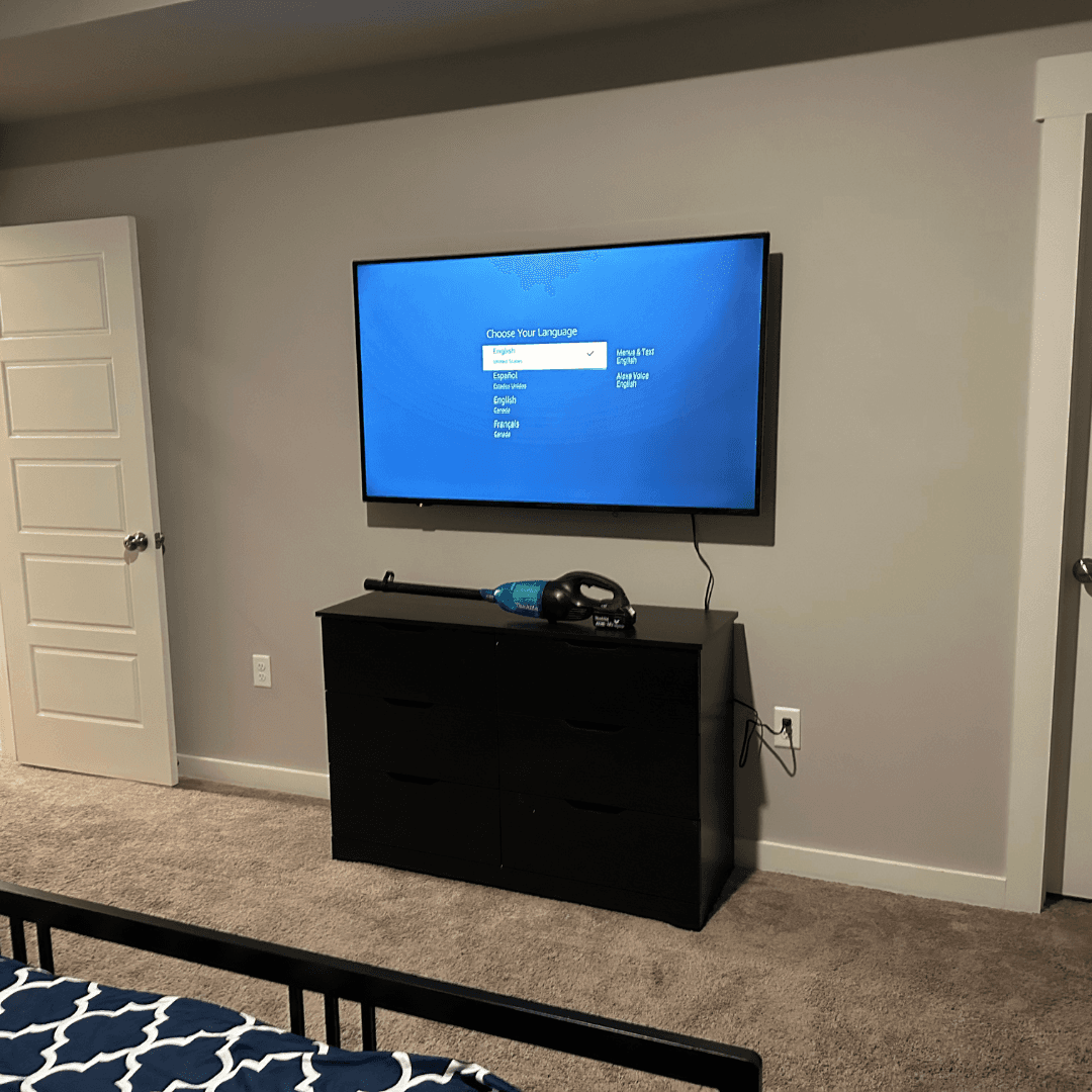 TV Mounting example 3